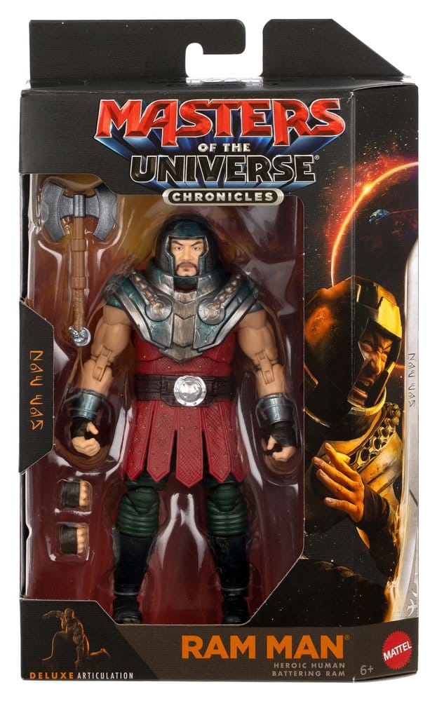 x_mattjkj29 Masters of the Universe 2026 Movie Chronicles Action Figure Ram Man 17 cm - immagine 1