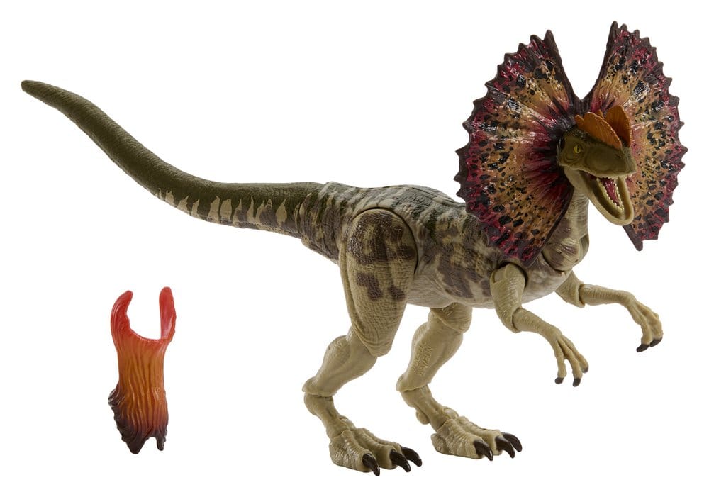 x_mattjkm93 Jurassic World Rebirth Hammond Collection Action Figure Dilophosaurus - immagine 1