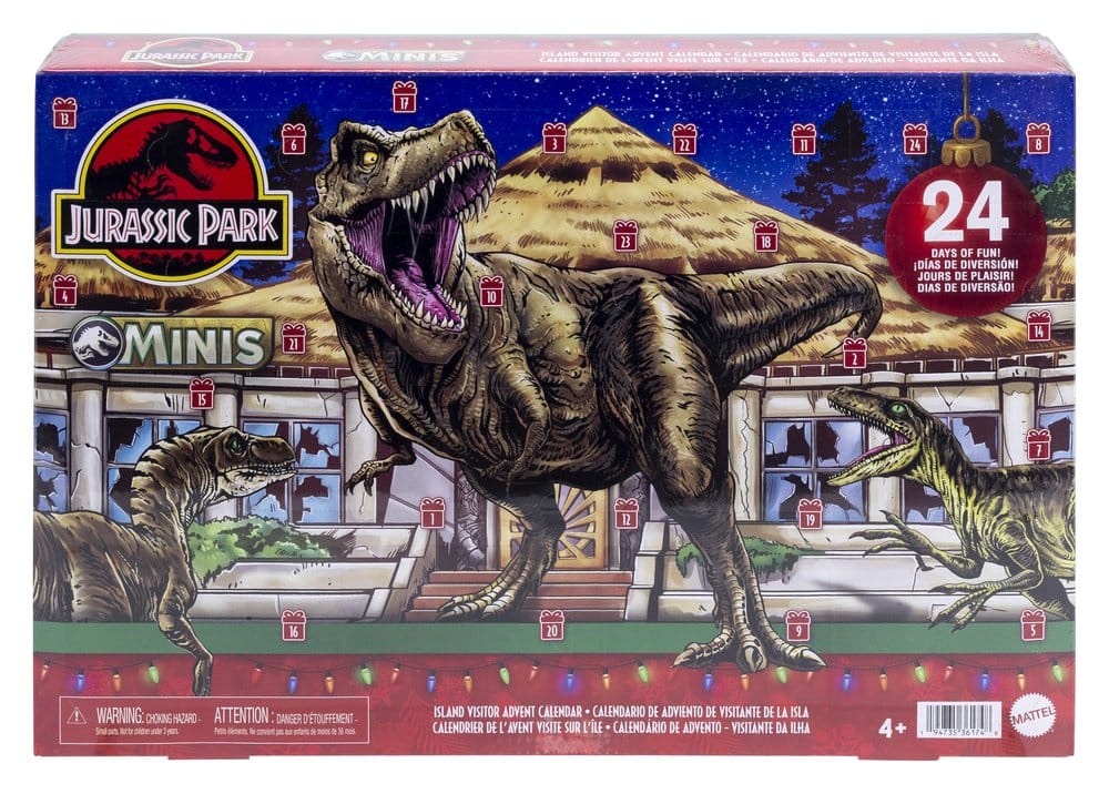 x_mattjld23 Jurassic Park Minis Advent Calendar Island Visitor - immagine 1