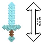 Minecraft Roleplay Replica Diamond Sword 43 cm - immagine 3