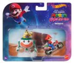 Super Mario Hot Wheels Die-Cast Vehicles 2-Pack 1/64 Mario & Bowser Jr. - immagine 6