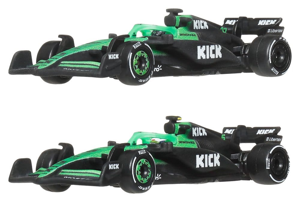 x_mattjmm92 Formula 1 Hot Wheels Premium Die-Cast Vehicles 2-Pack 1/64 KICK Sauber Team - immagine 1
