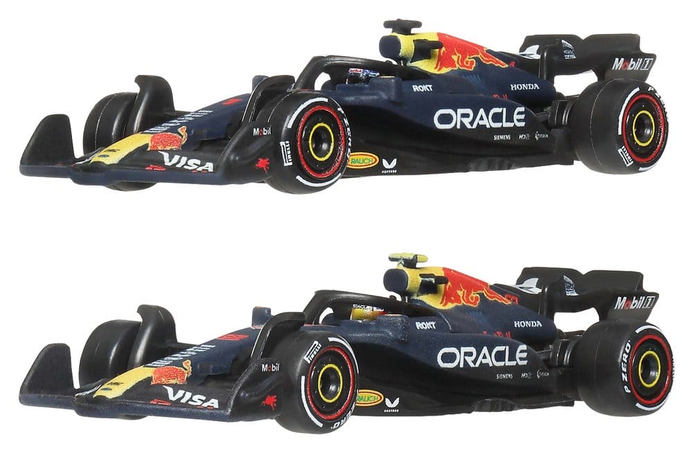 x_mattjmm95 Formula 1 Hot Wheels Premium Die-Cast Vehicles 2-Pack 1/64 Oracle Red Bull Racing - immagine 1