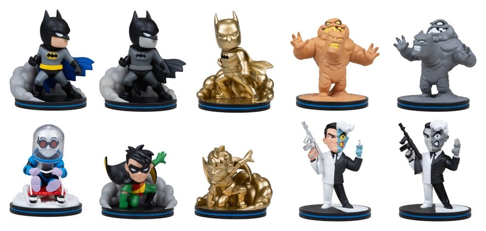 x_mcf20360 DC Comics QMx Q-Fig Mini Figures Assortment (10) - immagine 1