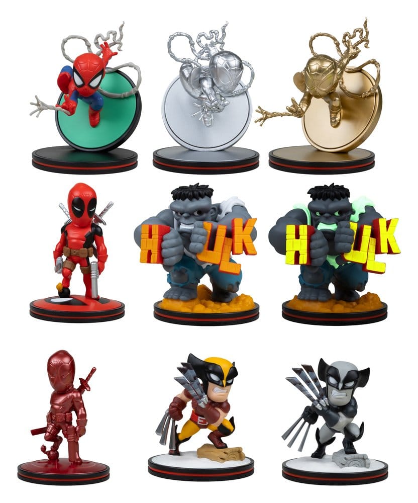 x_mcf20385 Marvel Q-fig Mini Figures Assortment (10) - immagine 1
