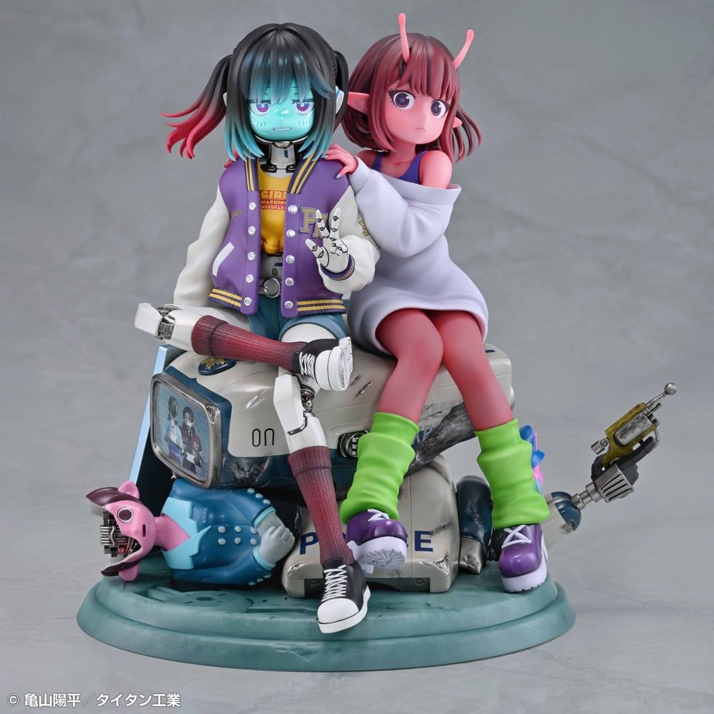 x_mdcs83098 Milky Subway The Galactic Limited Express PVC Figures 2-Pack Chiharu & Makina 18 cm - immagine 1