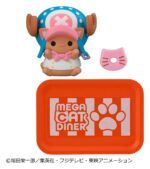 One Piece Mega Cat Project Mini Figures NyanPieceNyan! Diner! 3 cm Blind Box Display (6) - immagine 6