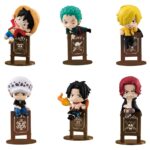 One Piece Ochatomo series Mini Figures Pirates Party 4 cm Blind Box Display (8) (Repeat)