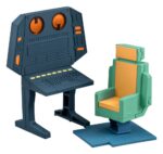 Mobile Suit Gundam G.M.G. Collection EX Diorama White Base Bridge Radio Operator Desk Set 10 cm (with gift) - immagine 4