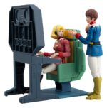 Mobile Suit Gundam G.M.G. Collection EX Diorama White Base Bridge Radio Operator Desk Set 10 cm (with gift) - immagine 5