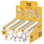 Winnie the Pooh 100th Anniversary 3D PVC Bag Clips Series 78 Blind Bag Display (24) (Flocked)