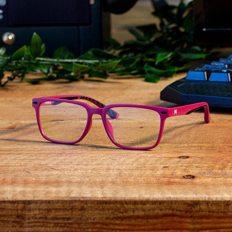x_nmsk-ns2284 Numskull eSports Glasses Kids Pink Blue Light Blocking - immagine 1