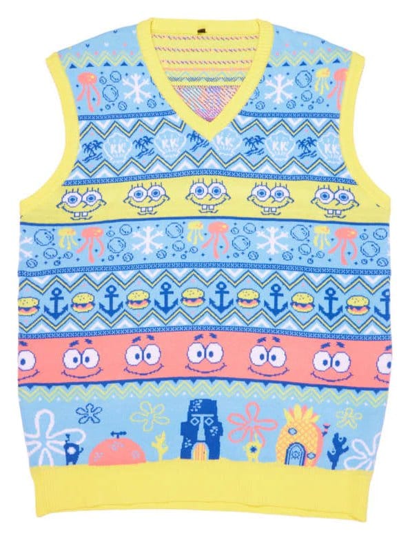 x_nmsk-ns5161 SpongeBob Squarepants Tank Top Christmas - immagine 1