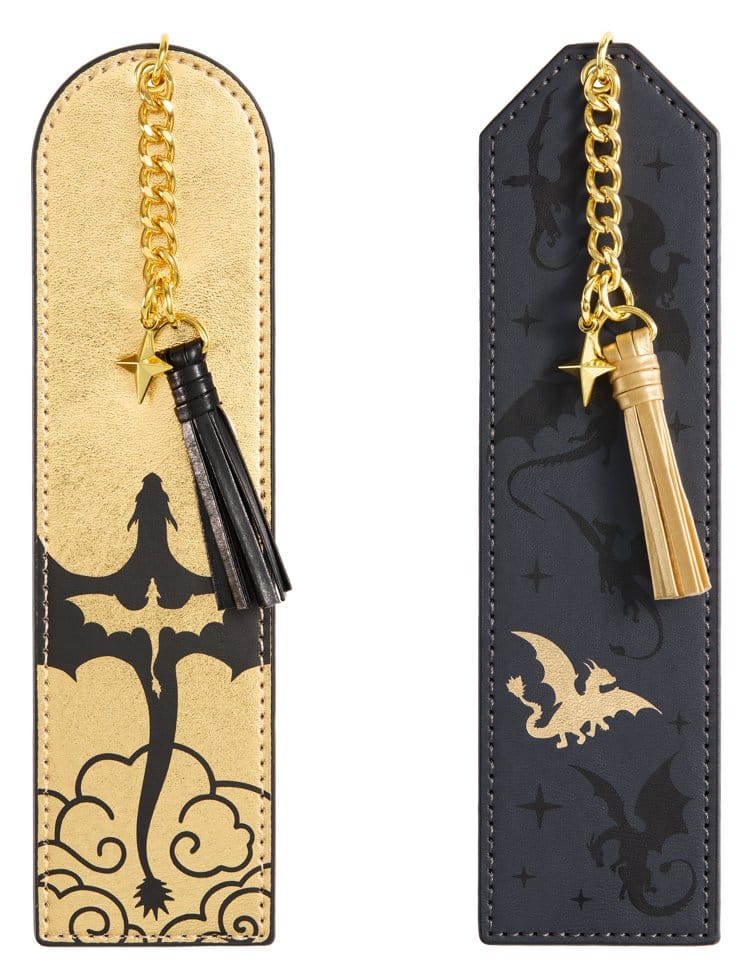 x_nob0810 Fourth Wing Bookmarks 2-Pack Dragon 15 cm - immagine 1