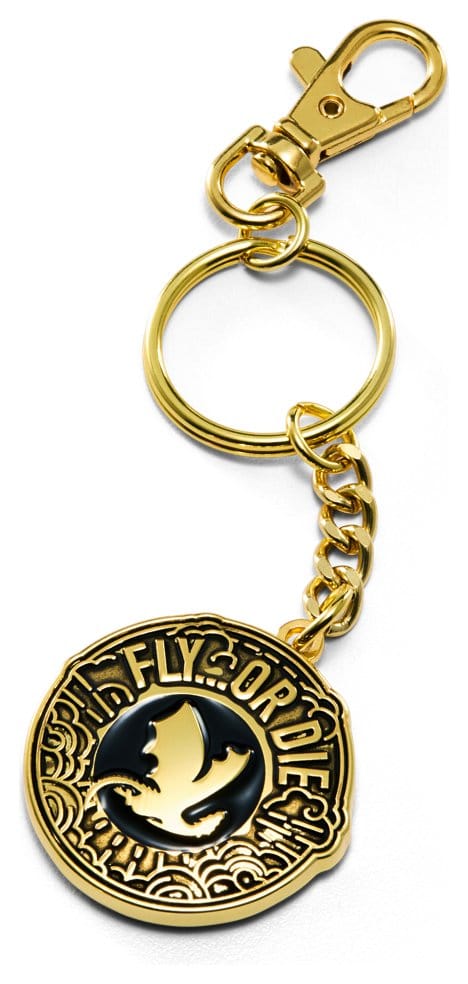 x_nob0814 Fourth Wing Keychain Fly or Die 14 cm - immagine 1