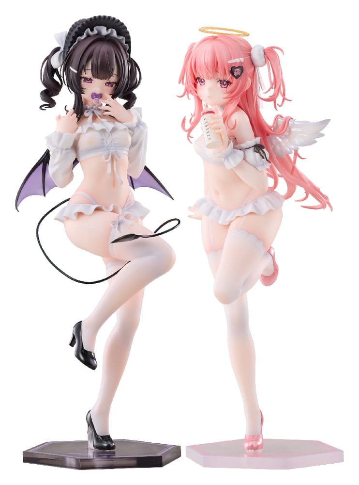 x_oth26106 Original Character PVC Figures 1/6 2-Pack Shino & Aimu Illustrated by RIKO 30 cm - immagine 1