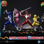Mighty Morphin Power Rangers Premium Masterline Set of 5 Statues 1/4 Deluxe Bonus Version 62 cm