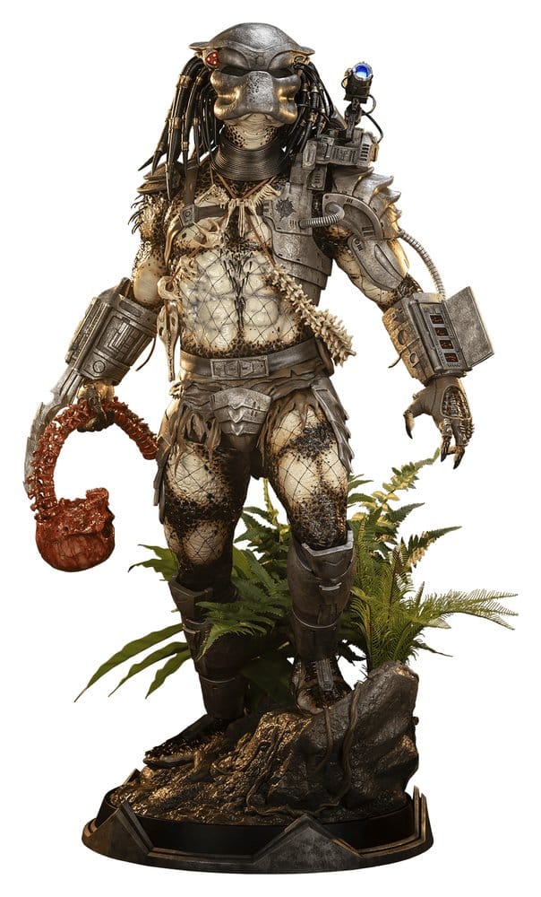 x_pcspredjungle12 Predator Statue 1/2 Predator 117 cm - immagine 1