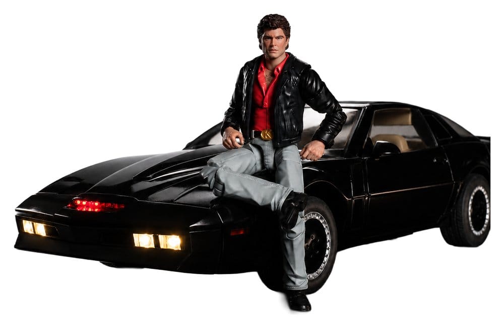 x_rt408790 Knight Rider Action Figure 1/12 K.I.T.T. with Michael Knight - immagine 1