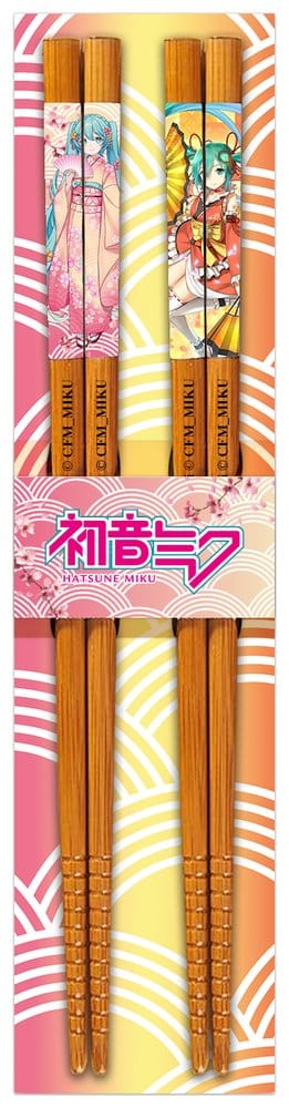 x_saka70543 Hatsune Miku Chopsticks 2-Pack - immagine 1