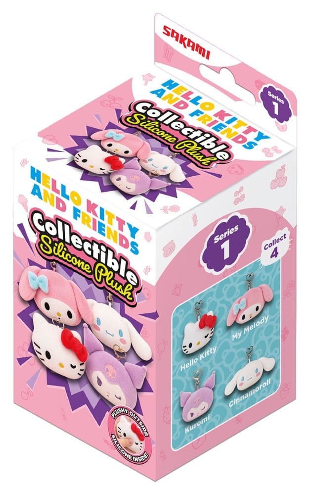 x_saka70668 Sanrio Silicone Plush Figures Blind Box Display (8) - immagine 1