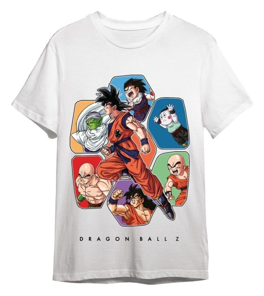 x_splay-7226 Dragon Ball T-Shirt Friends White - immagine 1