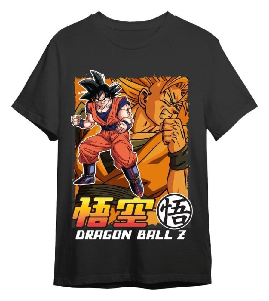 x_splay-7231 Dragon Ball Z T-Shirt Goku & Super Saiyan Black - immagine 1
