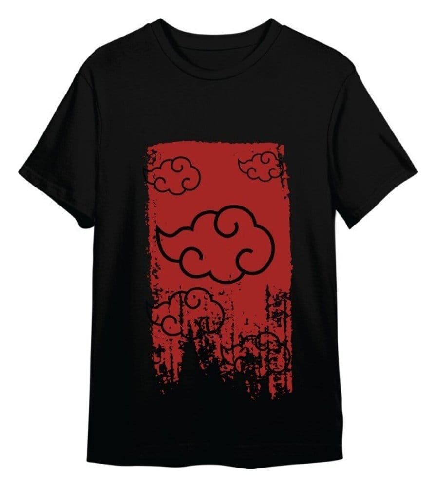 x_splay-7327 Naruto Shippuden T-Shirt Akatsuki Black - immagine 1