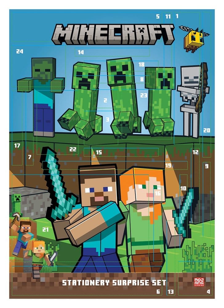 x_sr2511797 Minecraft (2027) Advent Calendar Display (12) - immagine 1