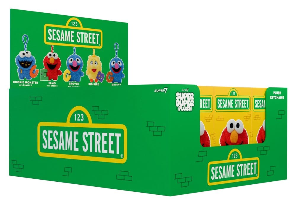 x_sup7-pb-sest-13405 Sesame Street Super Duper Plush Figures Wave 01 Blind Box Display (12) - immagine 1