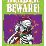 Goosebumps Metal Sign Reader Beware