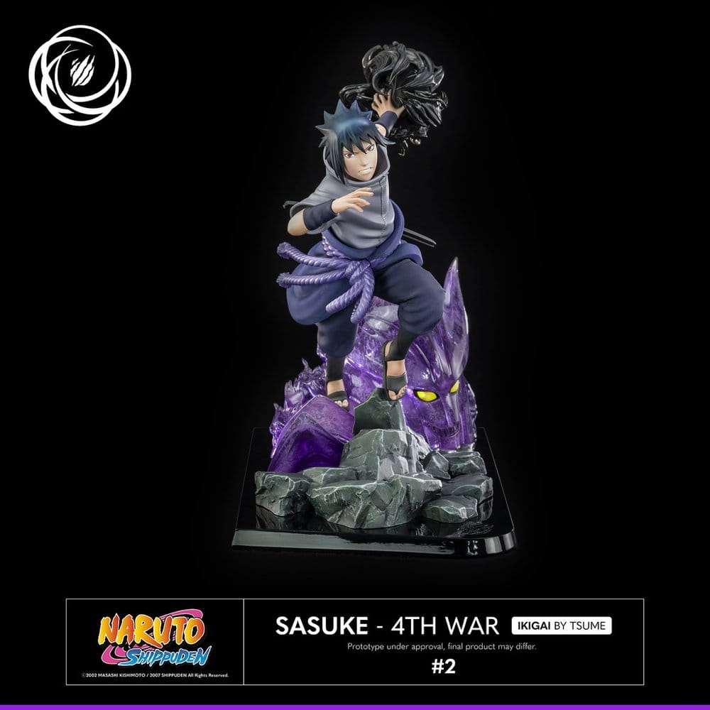 x_tsu-1185 Naruto IKIGAI Figure 1/6 Sasuke Fourth Great Ninja War - immagine 1