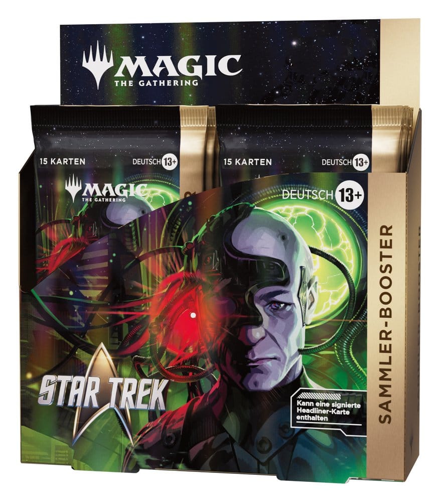 x_wotcd58961010 Magic the Gathering Star Trek Collector Booster Display (12) german - immagine 1