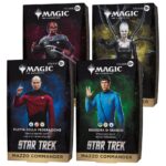 Magic the Gathering Star Trek Commander Decks Case (4) italian
