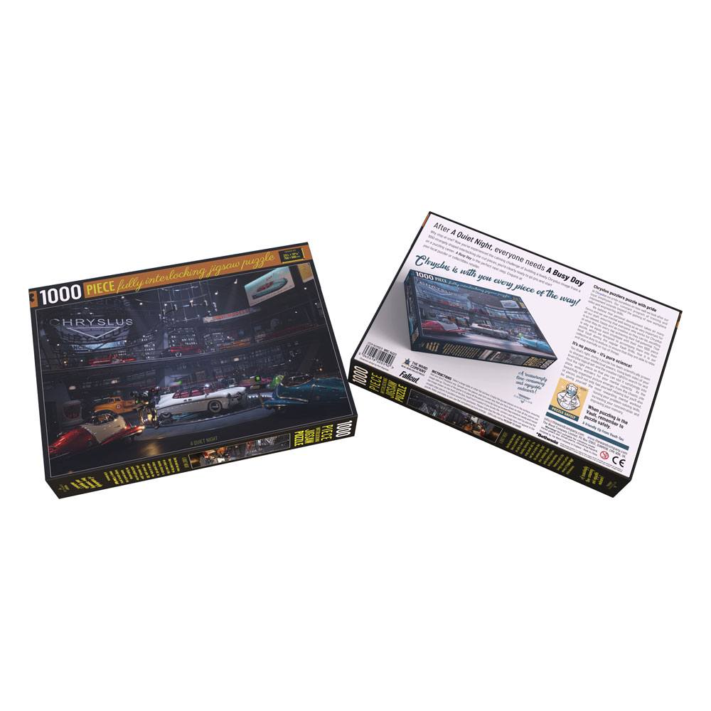x_wrc14421 Fallout Chryslus Showroom Jigsaw Puzzle A Quiet Night (1000 pieces) - immagine 1