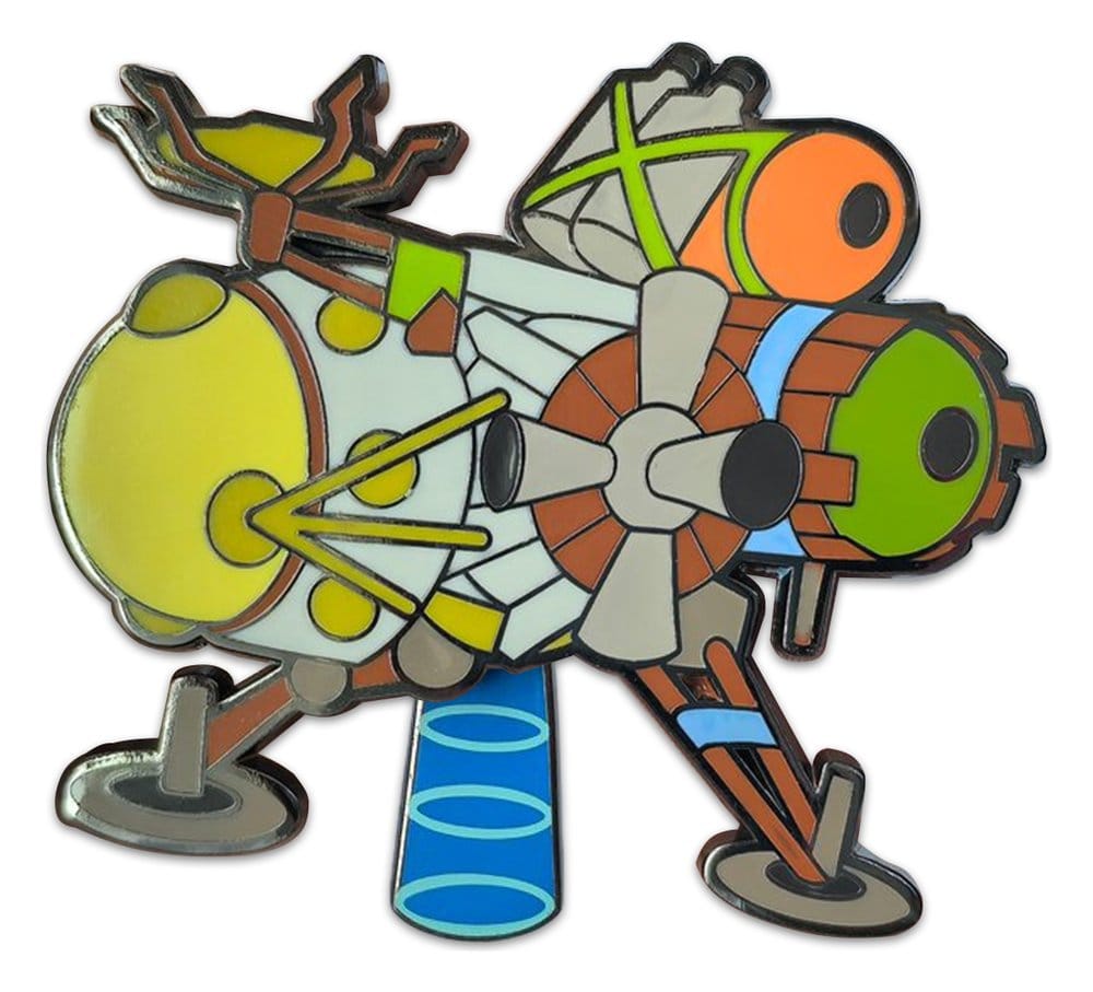 x_yoto17866 Outer Wilds Pin Badge Spaceship Bobble 5 cm - immagine 1
