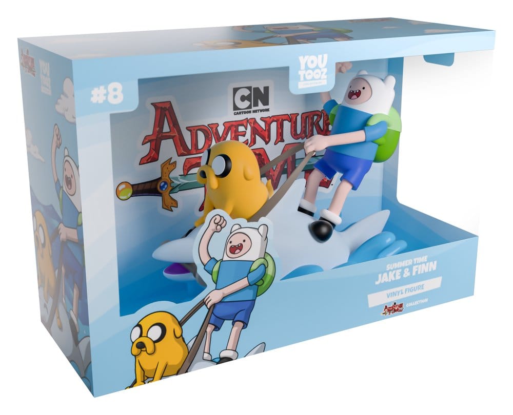 x_yoto37139 Adventure Time Vinyl Figure Jake & Finn Summertime 13 cm - immagine 1