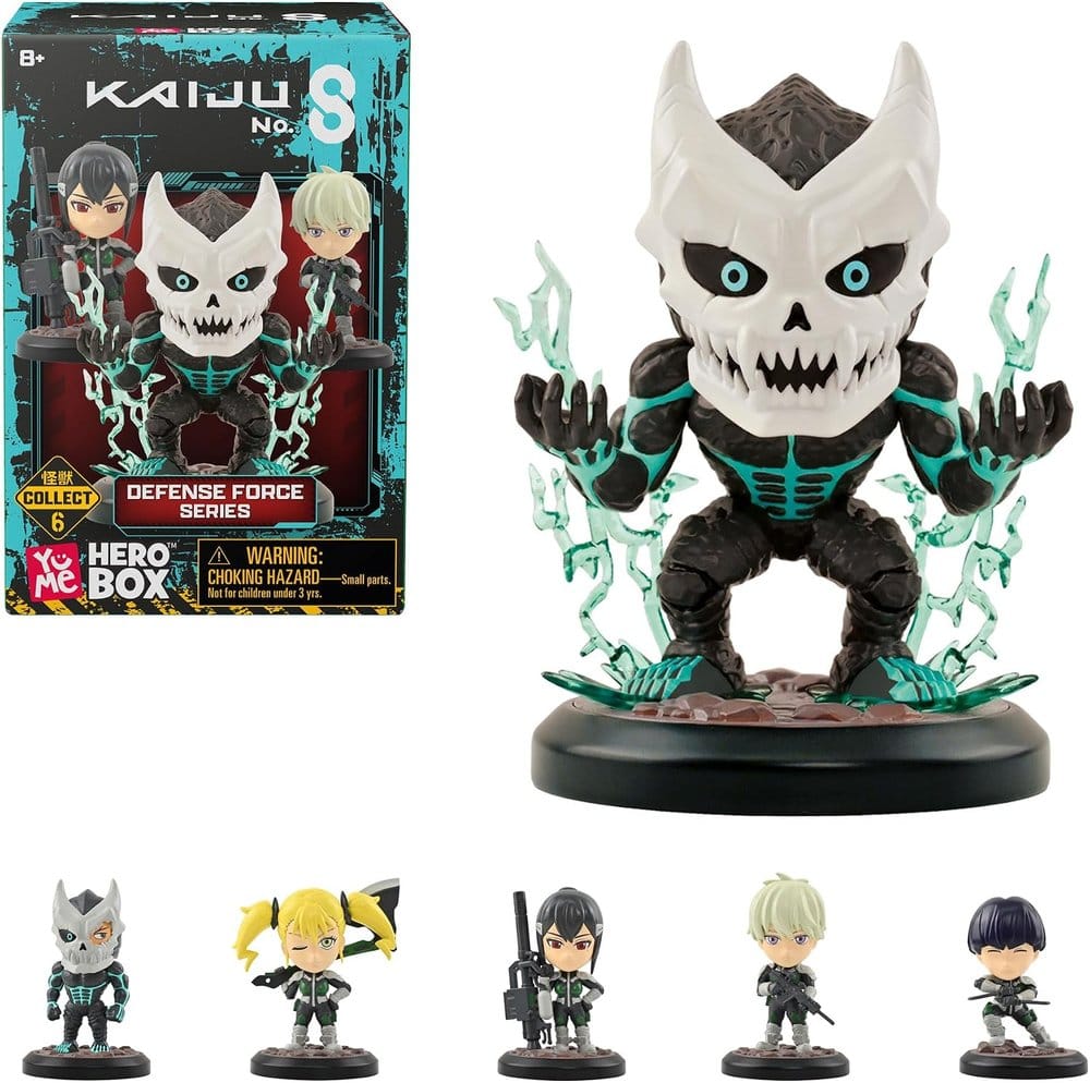 x_yume10117 Kaiju No. 8 Hero Box Mini Figures Combat Series Blind Box Display (12) - immagine 1