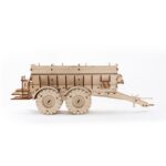 Modello 3D in Legno - Rimorchio per Trattore Kirovets K-7M - immagine 3