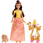 DISNEY PRINCESS LALKA BELLA ZESTAW PODWIECZOREK - immagine 2