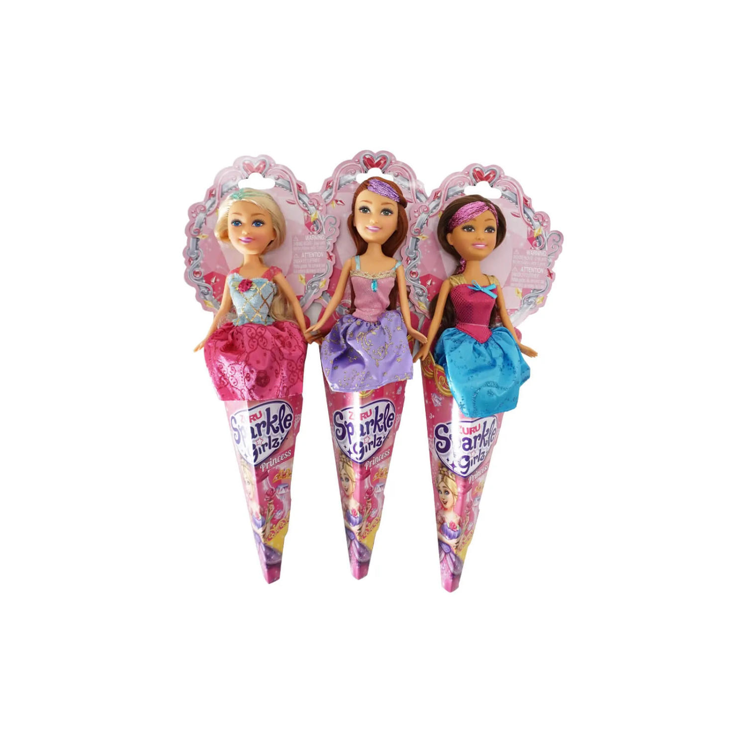 zur10010bq5 Sparkle Girlz Princess doll cm 26 - 3 ass. - immagine 1