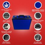 Evoretro Trading Card Storage Box for 90 Cards X Blue - immagine 4