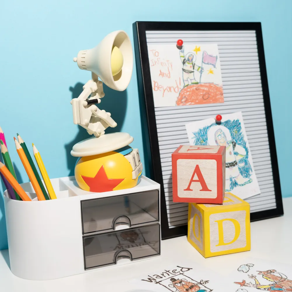106273__dac966d7 DISNEY PIXAR LUXO & PIXAR BALL 3D PERPETUAL CALENDAR - immagine 1