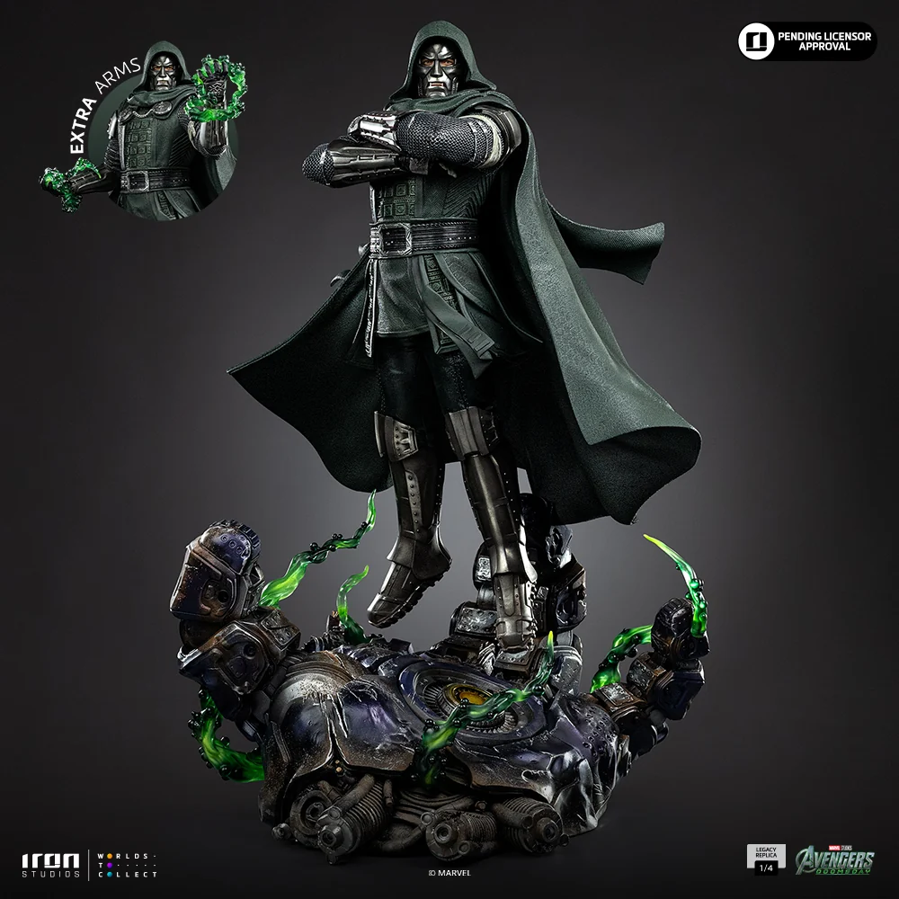 116356__5617fff0 AVENGERS:DOOMSDAY DOCTOR DOOM 1/4 LEGACY REPLICA - immagine 1