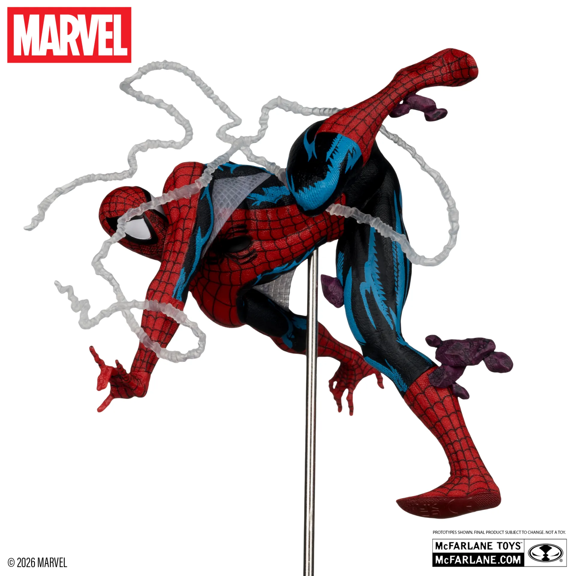 116487__0ecdb61a MARVEL COLLECTION 1:10 WV7 SPIDER-MAN (AMAZING SPIDER-MAN #318) FIGURE - immagine 1
