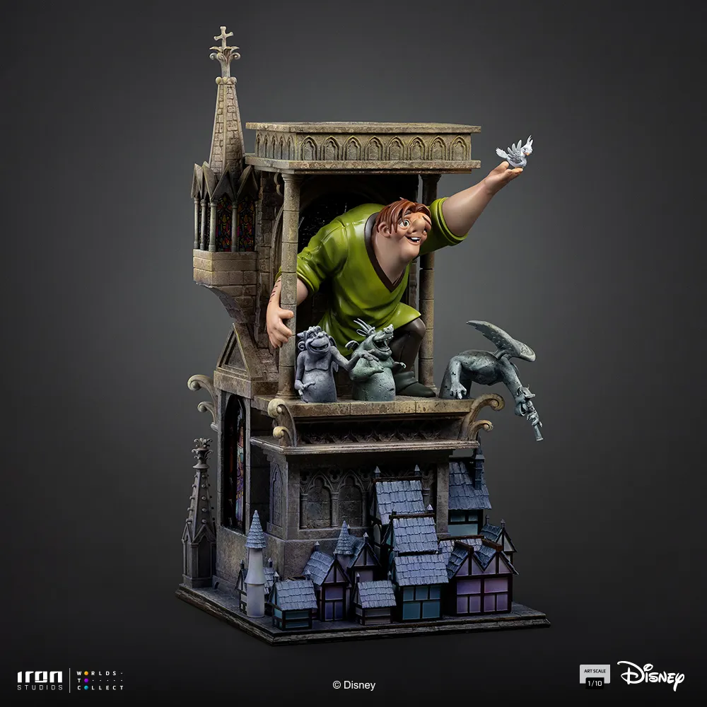116535__fe318798 THE HUNCHBACK OF NOTRE DAME QUASIMODO 1/10 STATUE - immagine 1