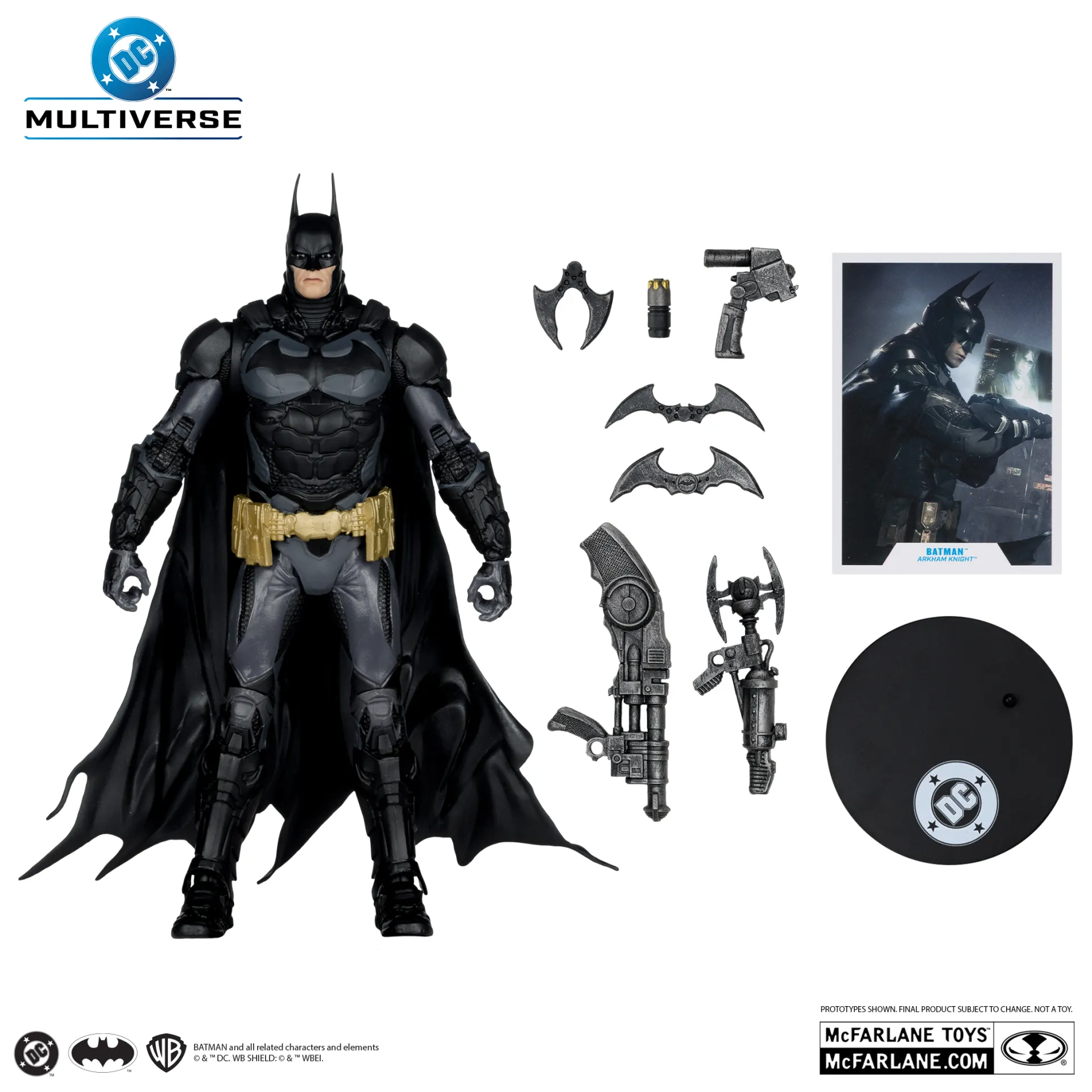116636__5a5bb39a DC MULTIVERSE 7INCH BATMAN ARKHAM KNIGHT ACTION FIGURE - immagine 1