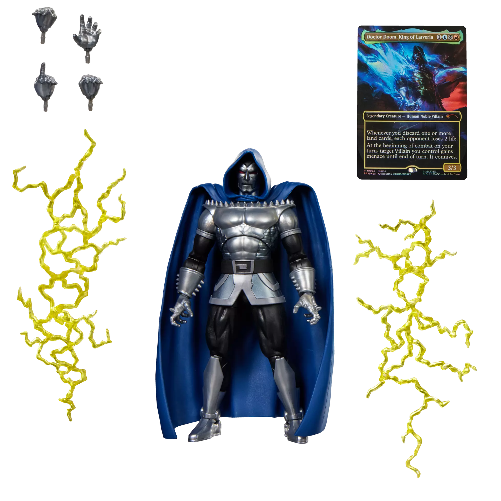 116945__0bd1f79d MARVEL LEGENDS MAGIC THE GATHERING DOCTOR DOOM 2099 ACTION FIGURE - immagine 1