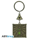 THE LEGEND OF ZELDA LINK & TRIFORCE KEYCHAIN