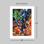 DC Comics Fine Art Print Justice League Unlimited 46 x 61 cm - unframed - immagine 6